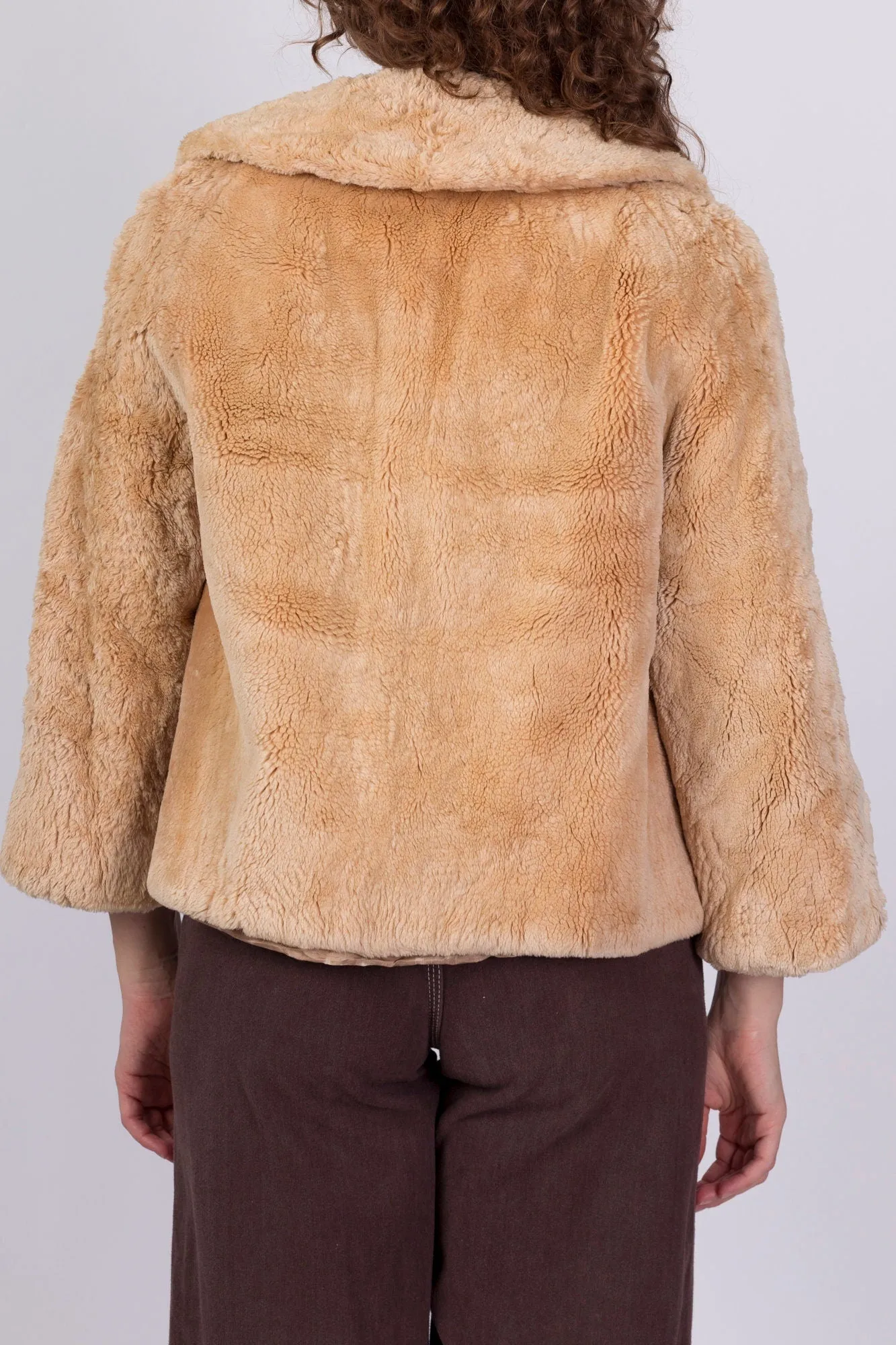 1950s Teddy Bear Jacket - Small to Medium