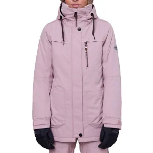 686 Womens Spirit Insulated Snowboard Jacket - Dusty Mauve Jacquard