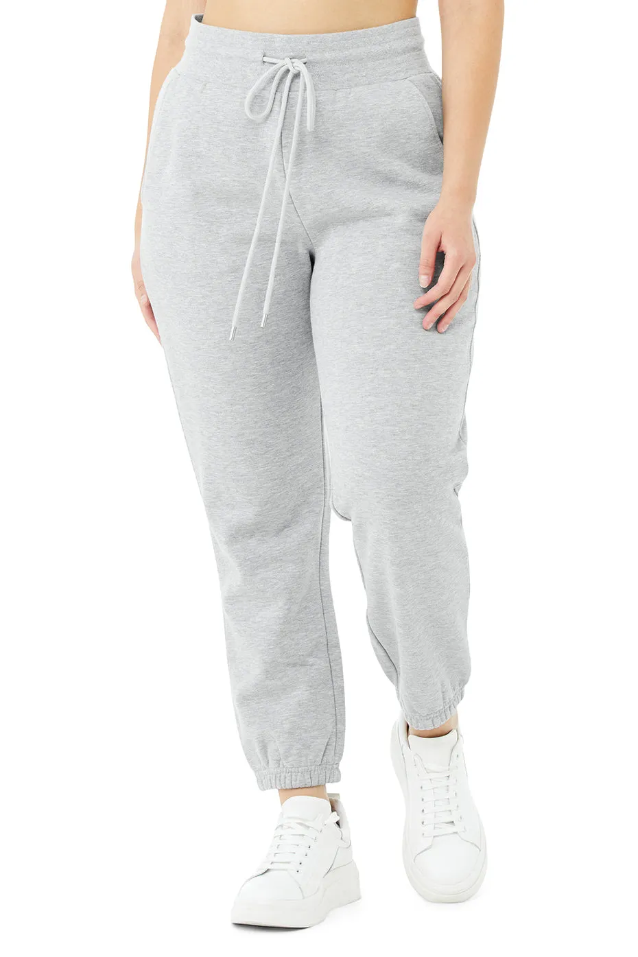 7/8 Easy Sweatpant - Athletic Heather Grey