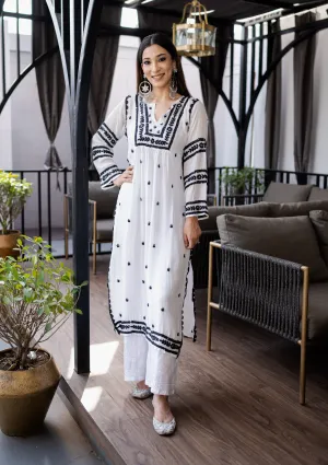 Adila Muslin Straight Kurta