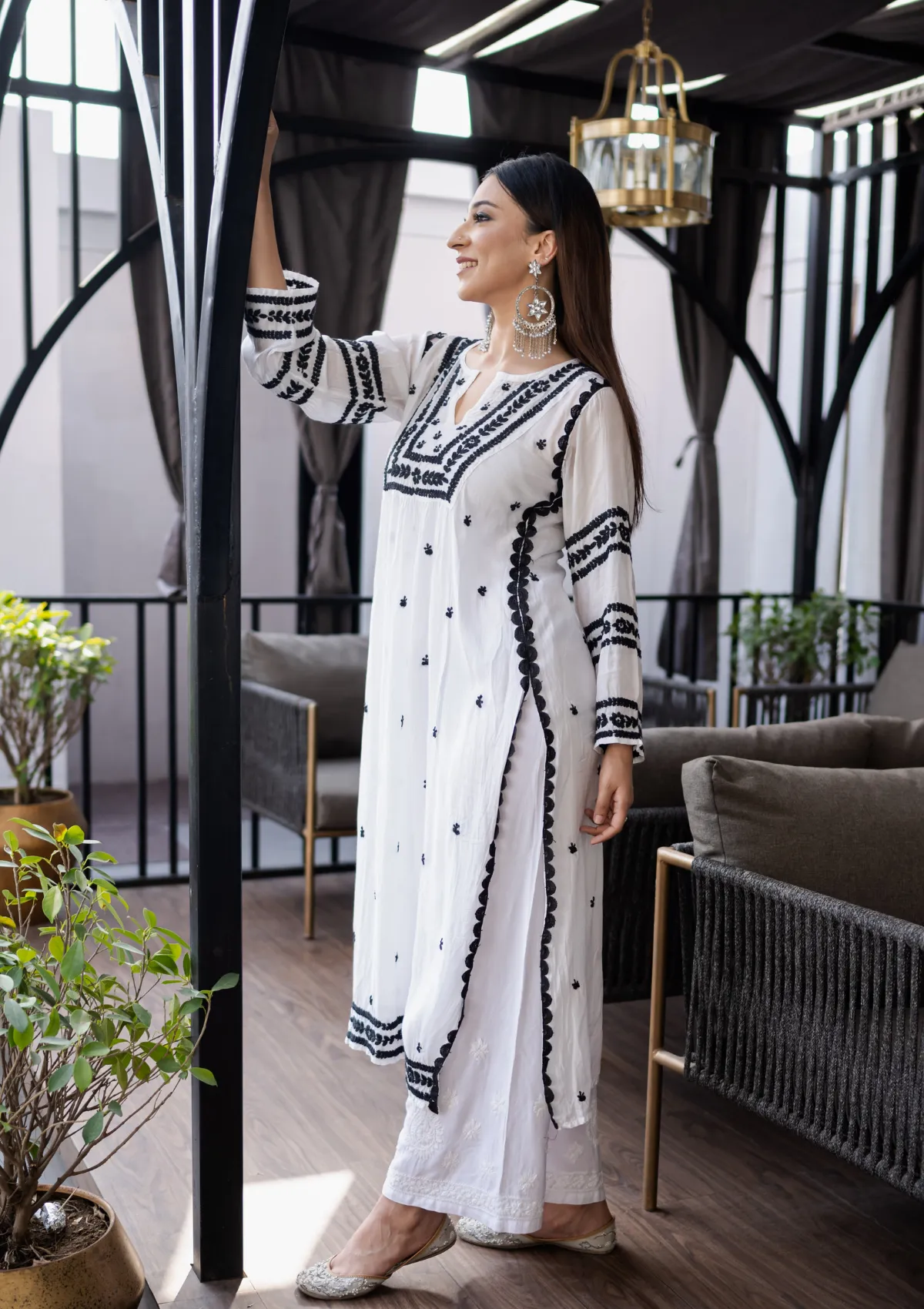 Adila Muslin Straight Kurta