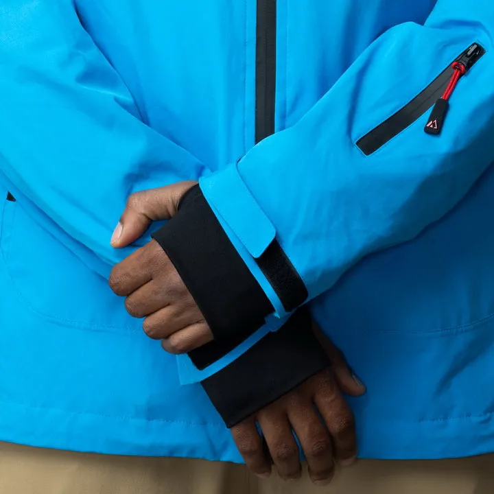 Adventure 2.0 Light Blue Hooded Windbreaker