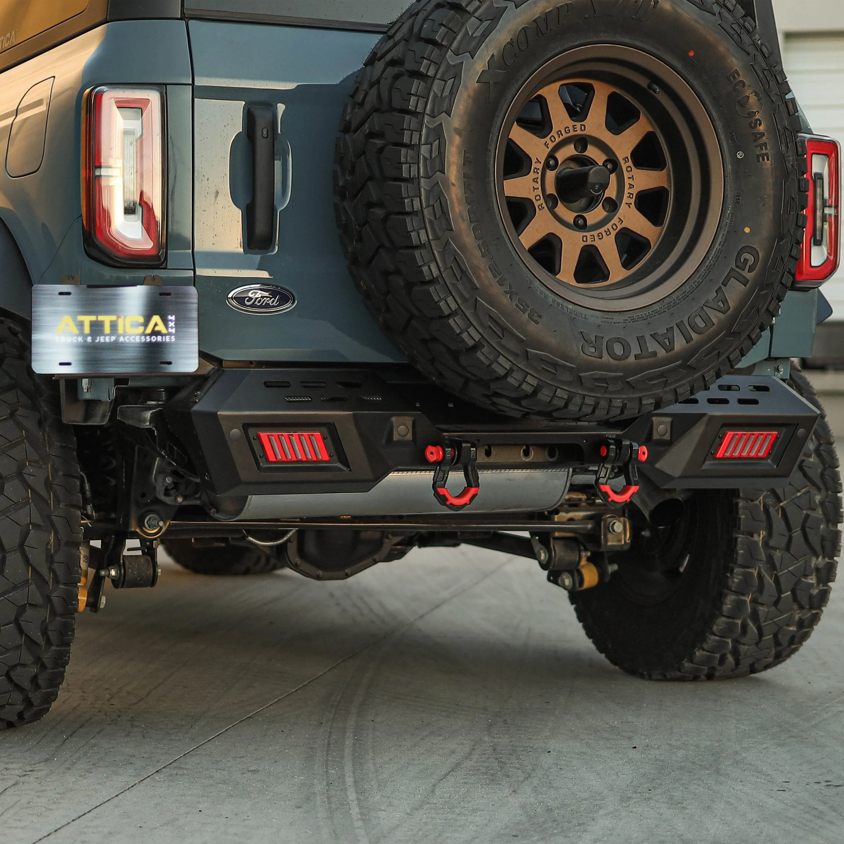 Attica 4x4 Terra Series Rear Bumper for Ford Bronco (2021-2024)