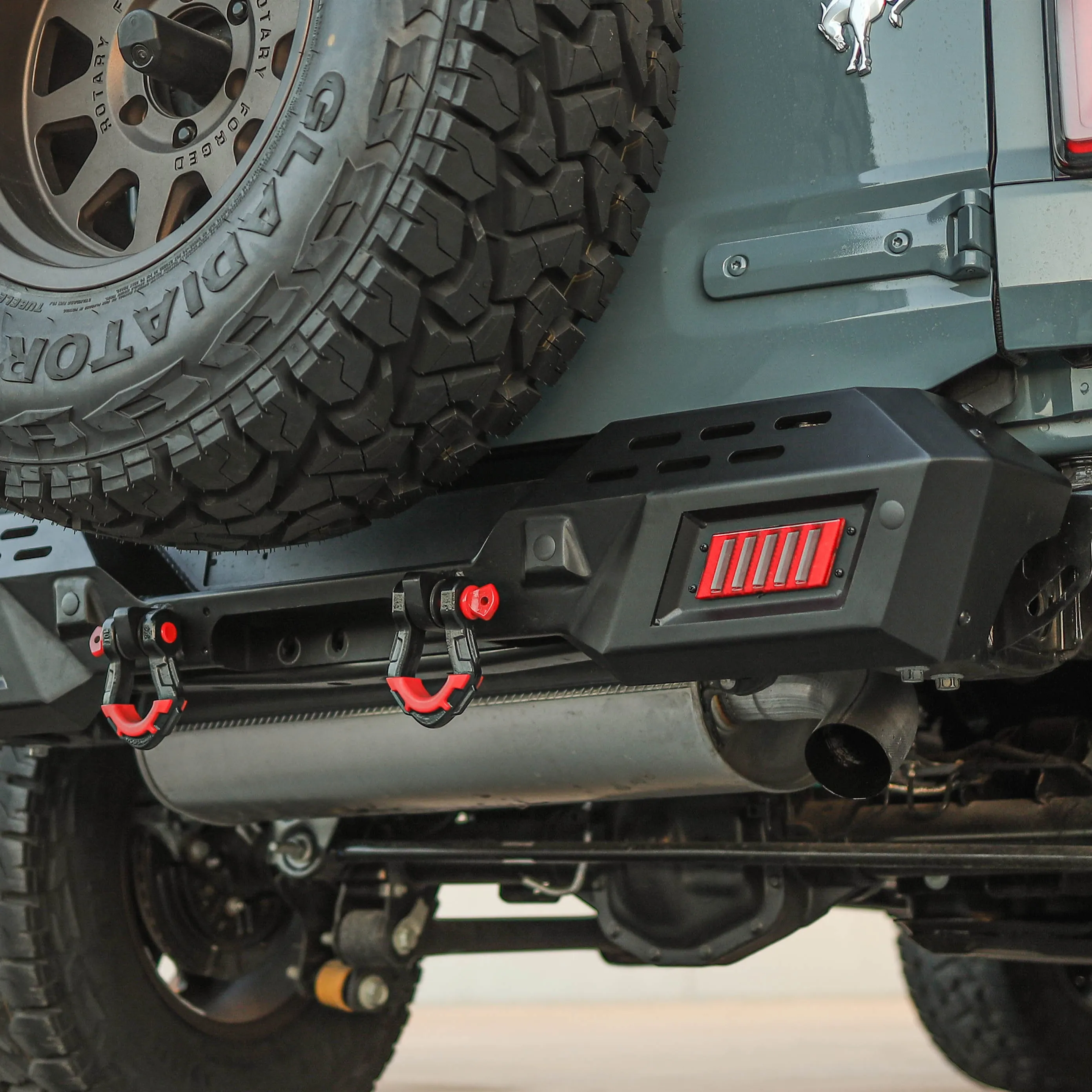 Attica 4x4 Terra Series Rear Bumper for Ford Bronco (2021-2024)