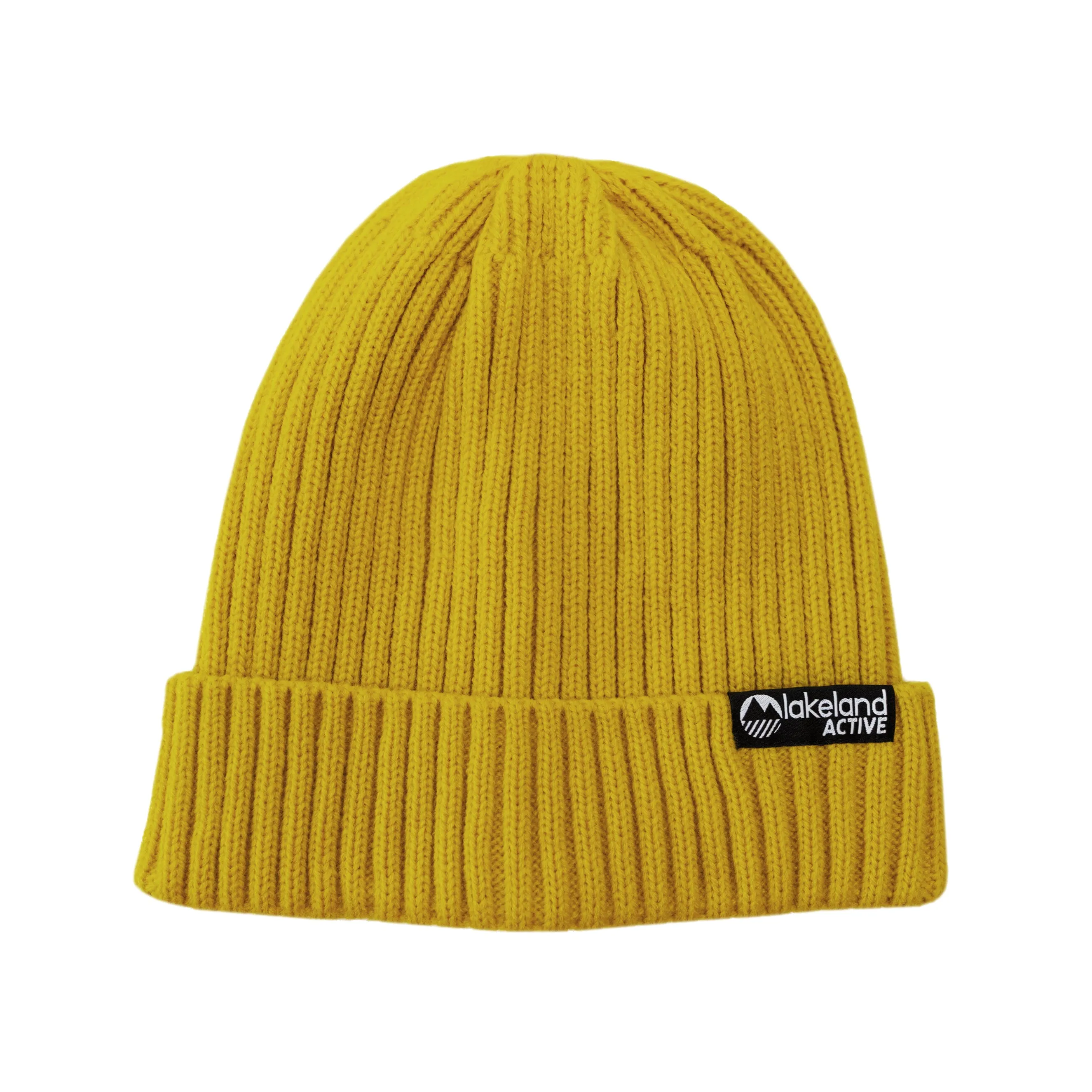 Birkett Ribbed Knit Beanie Hat - Pop Tones