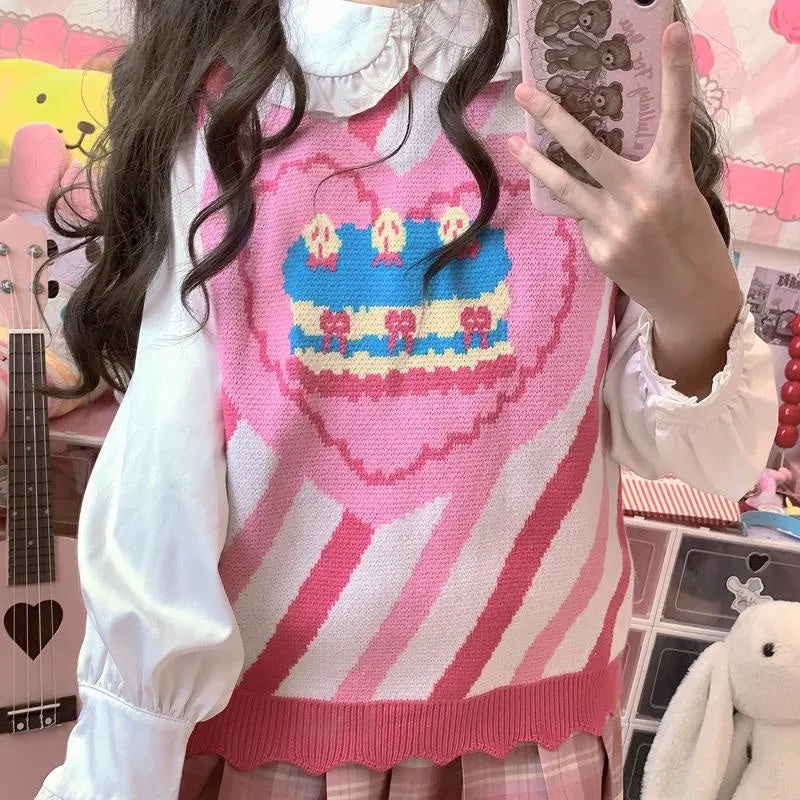 Birthday Cake Knit Vest