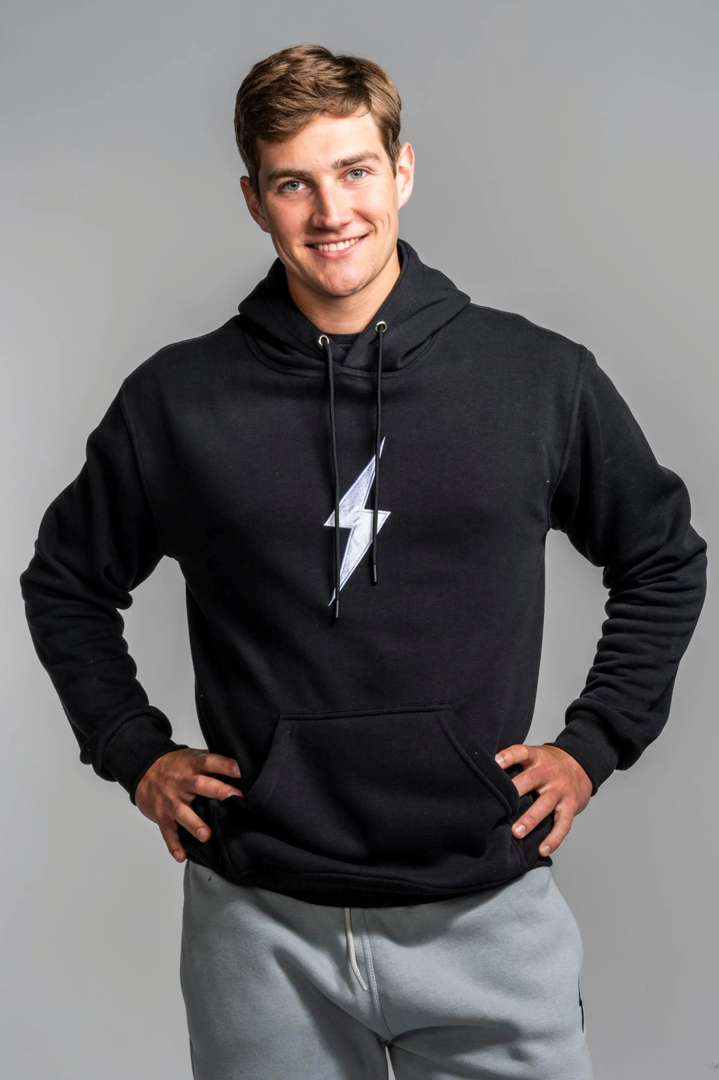 BRUCE BOLT "BOLT" Hoodie - BLACK