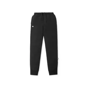 Brushed Surface Fleece Joggers - Black