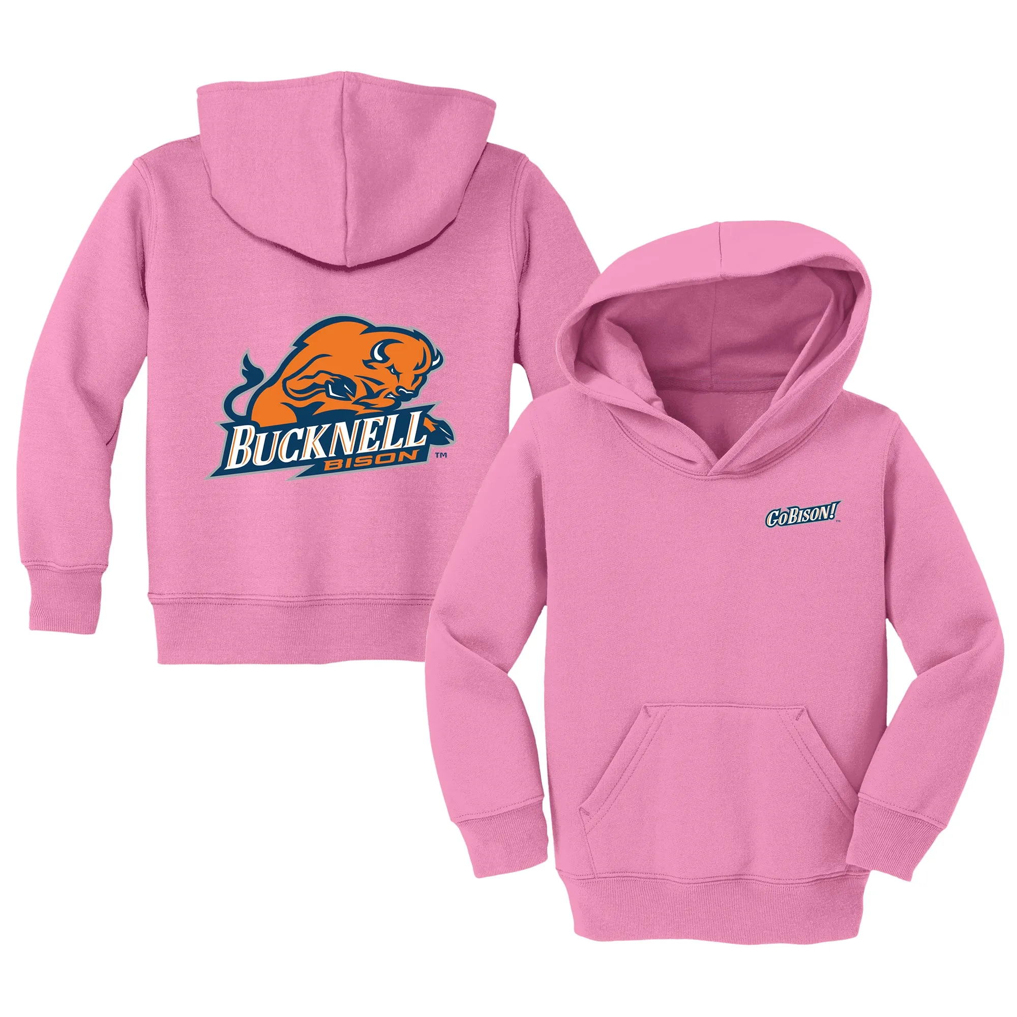 Bucknell Bison Logo Toddler Pullover Sweatshirt