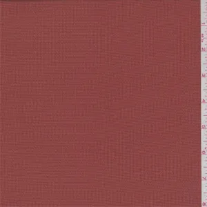 Burnt Orange Pique Chiffon Fabric