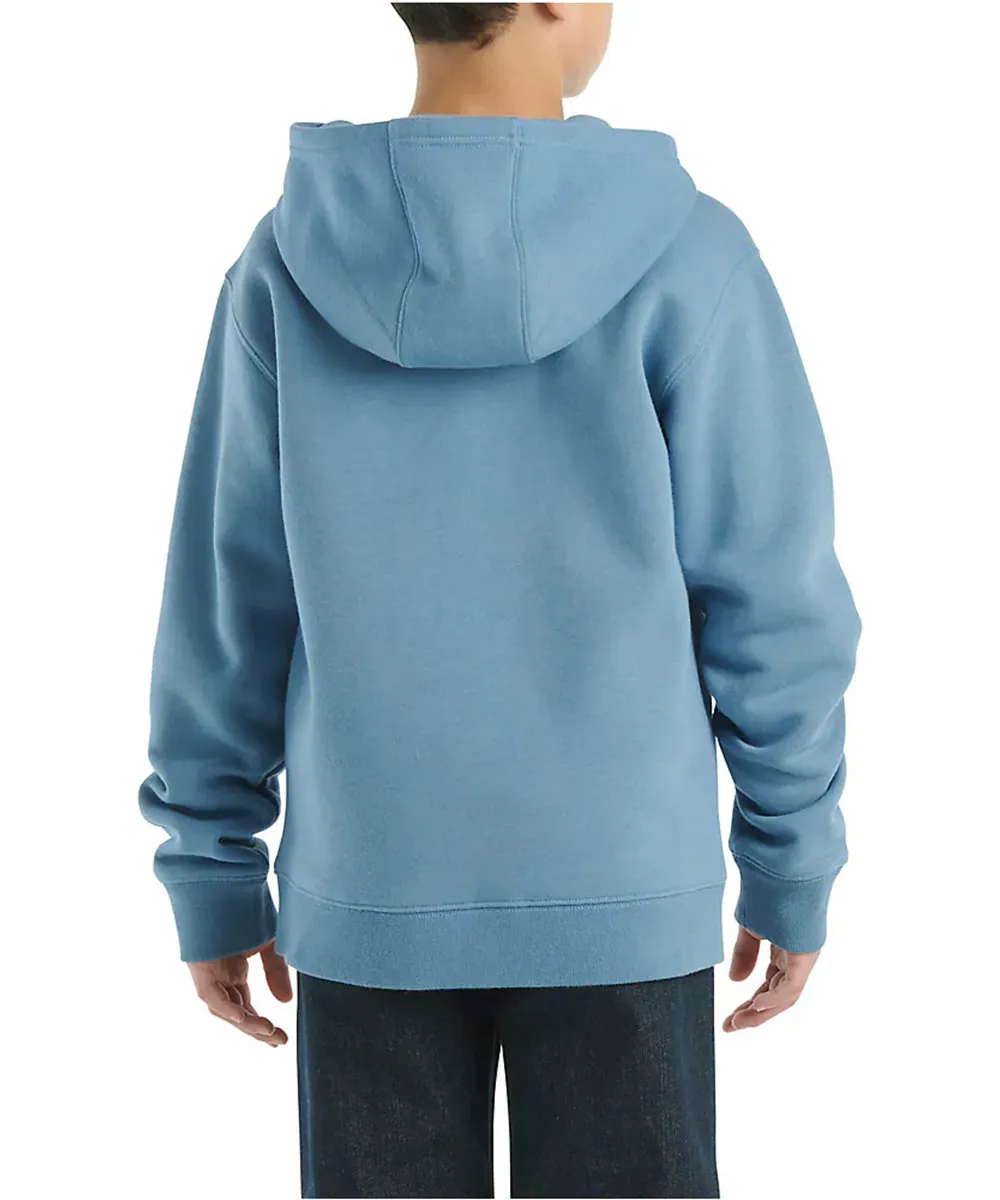 Carhartt Kids Logo Hoodie - Thundercloud