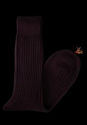 Cashmere   NZ Merino Rib-Mid-Calf