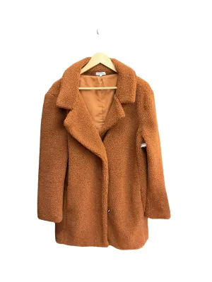 Coat By Clothes Mentor In Brown, Size: M