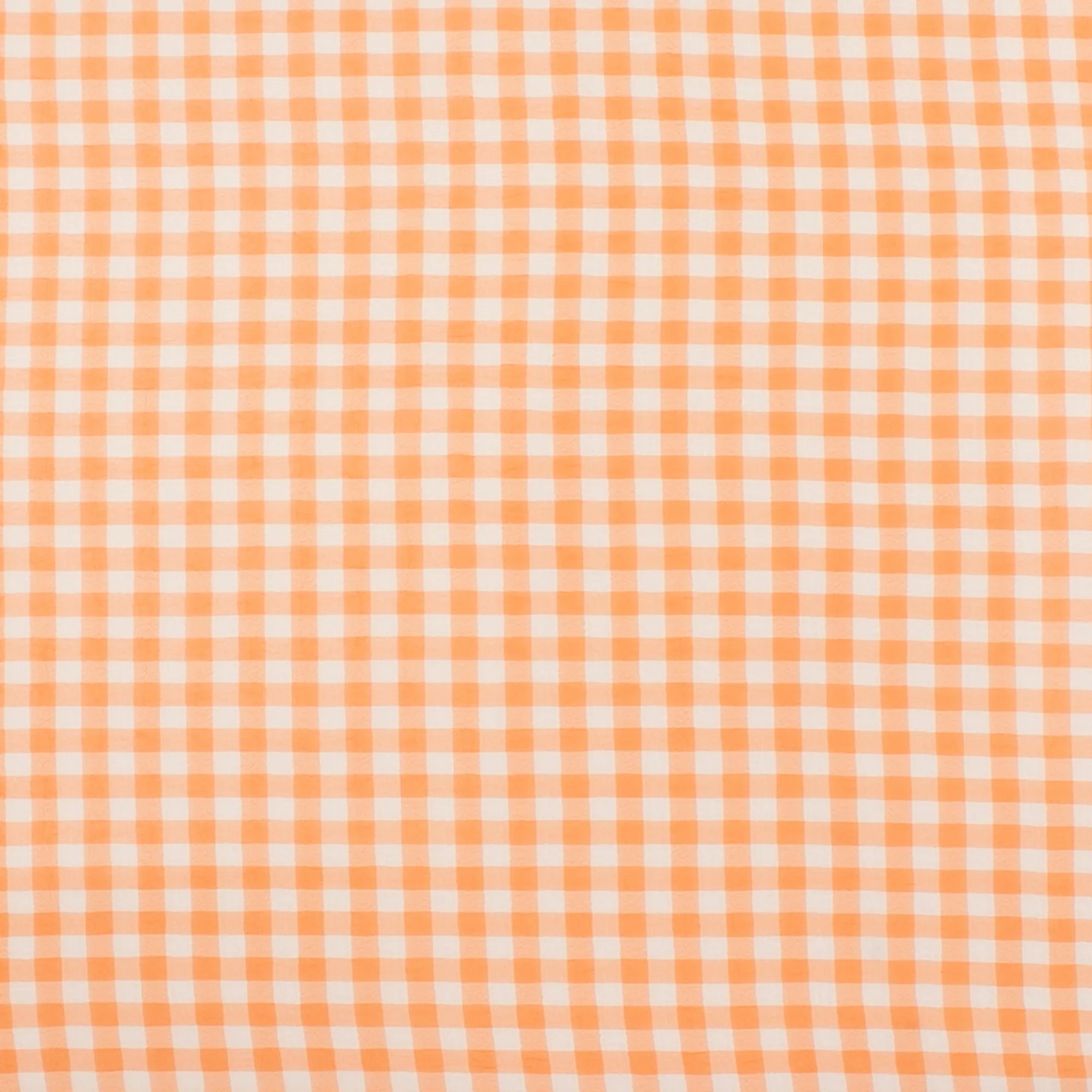 Crepe Chiffon - DAISY - Medium Checks - Orange