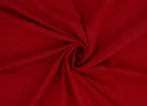 Crimson- Tencel Organic Cotton Stretch Fleece - 1/2 metre