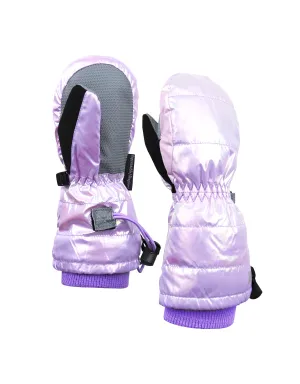 GIRLS 2-6X IRIDESCENT PUFFER MITTEN