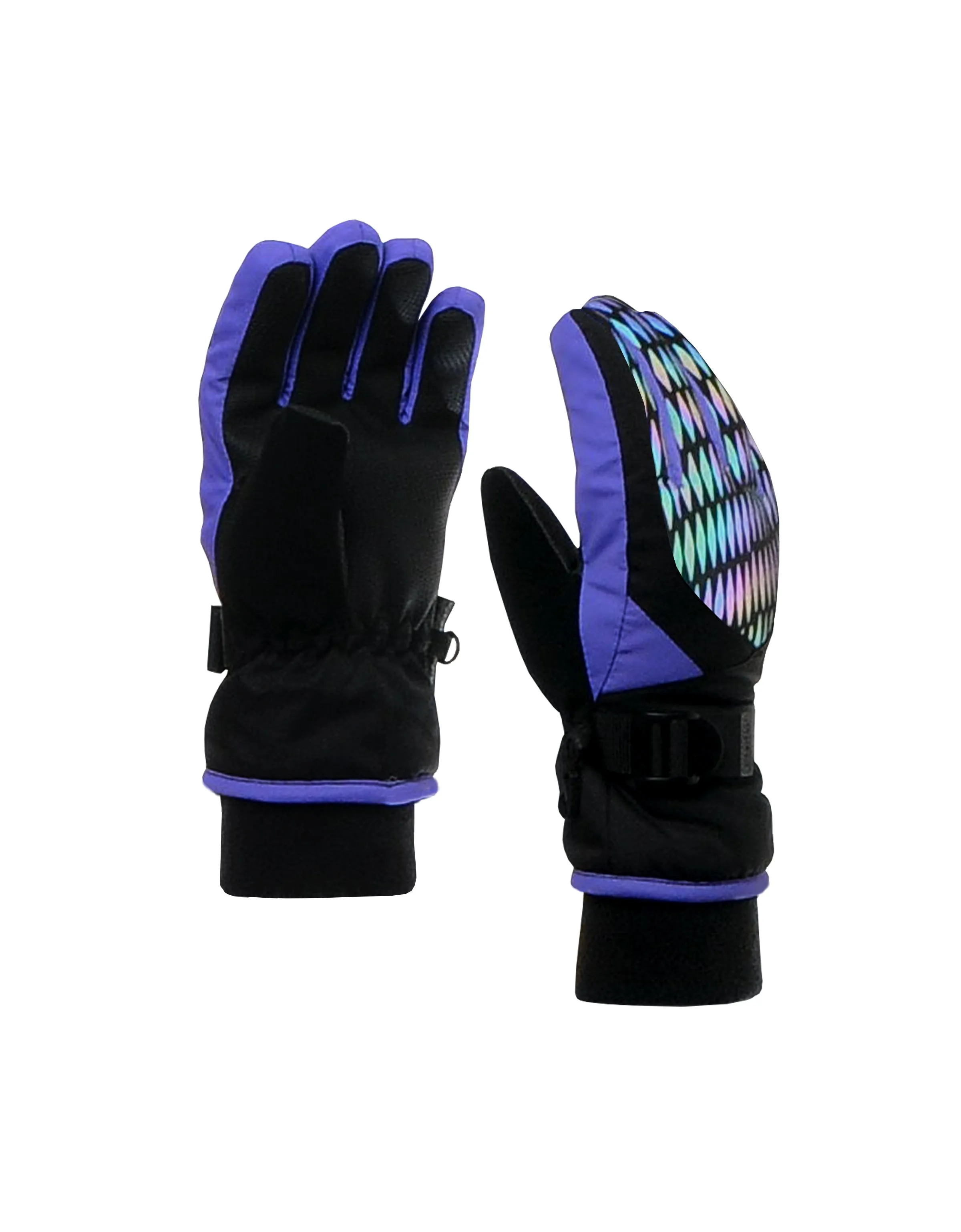 GIRLS 4-16 REFLECTIVE PRINT GLOVE