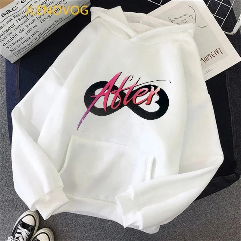 Hoodies Graphic Print T-Shirt Women Hoodies Clothing Long Sleeve Sweatshirt