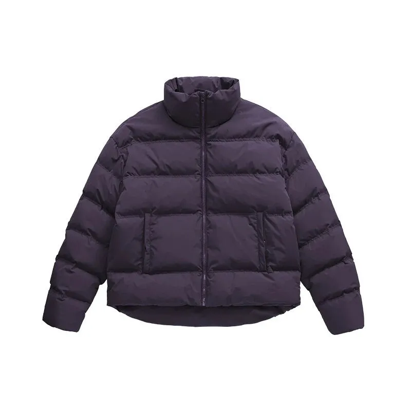 INFL Windproof Cropped Duck Down Puffer Jacket [Unisex]