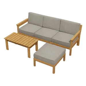 Livsip 5PCS Outdoor Furniture Sofa Set Lounge Setting Garden Patio