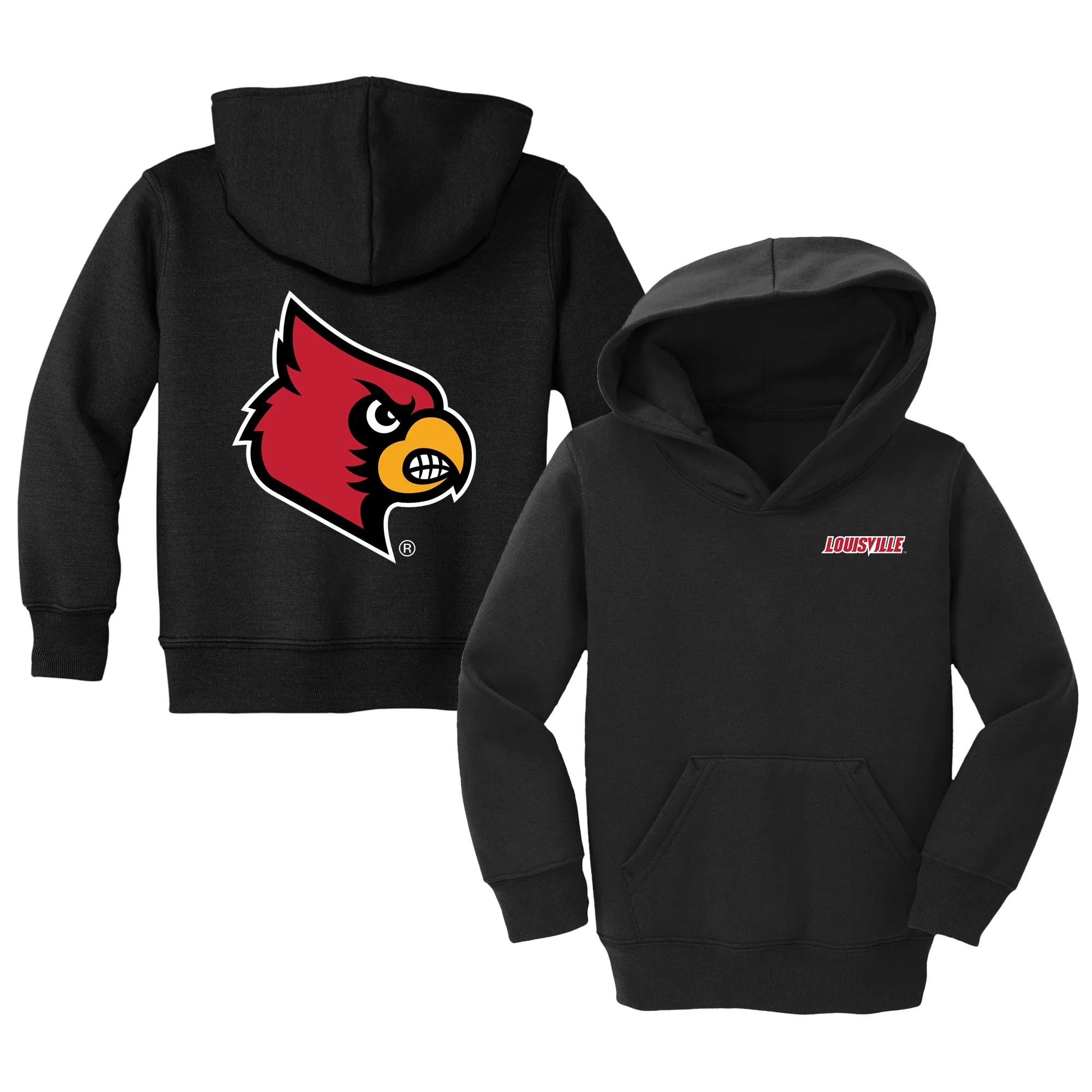 Louisville Cardinals Logo Toddler Pullover Sweatshirt