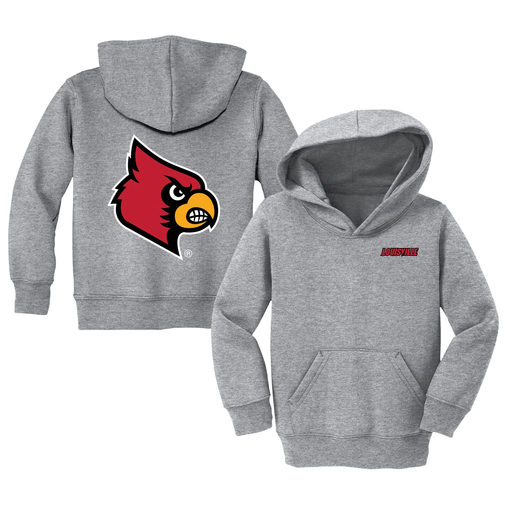 Louisville Cardinals Logo Toddler Pullover Sweatshirt