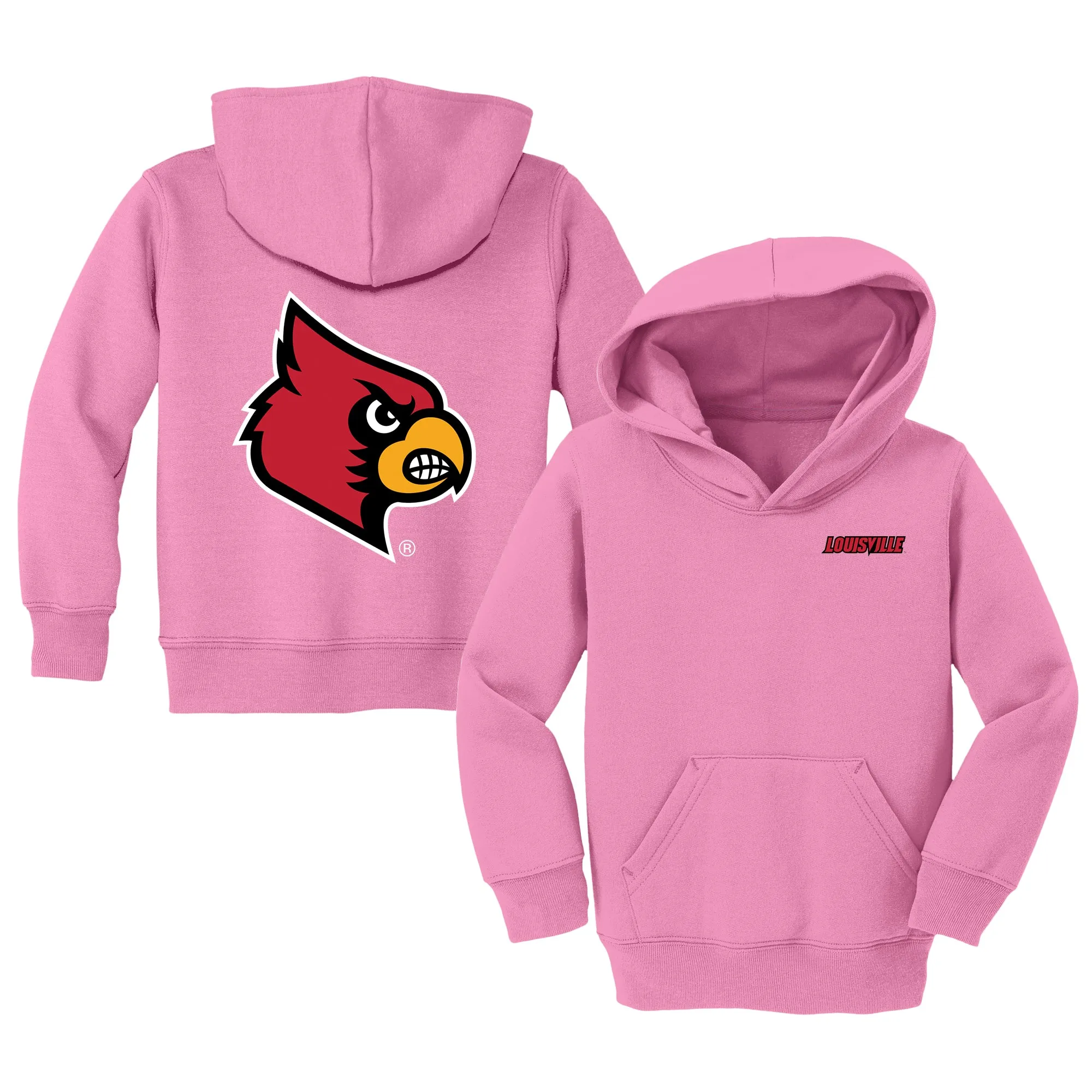 Louisville Cardinals Logo Toddler Pullover Sweatshirt