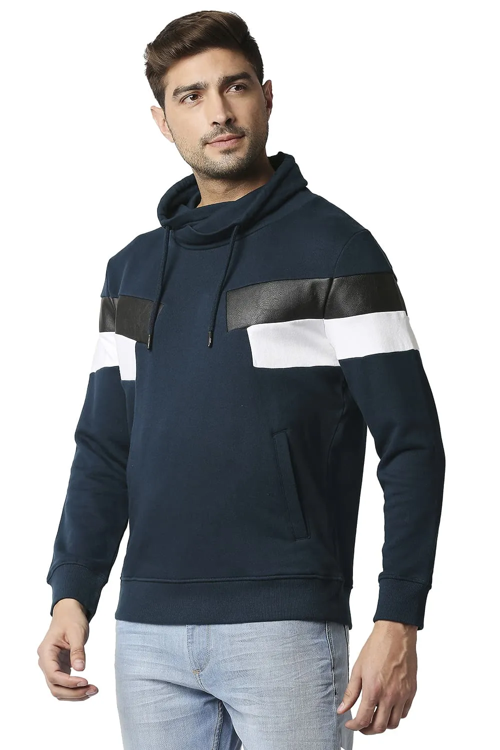 Muscle Fit Non Brushed Fleece Non Hood Jacket