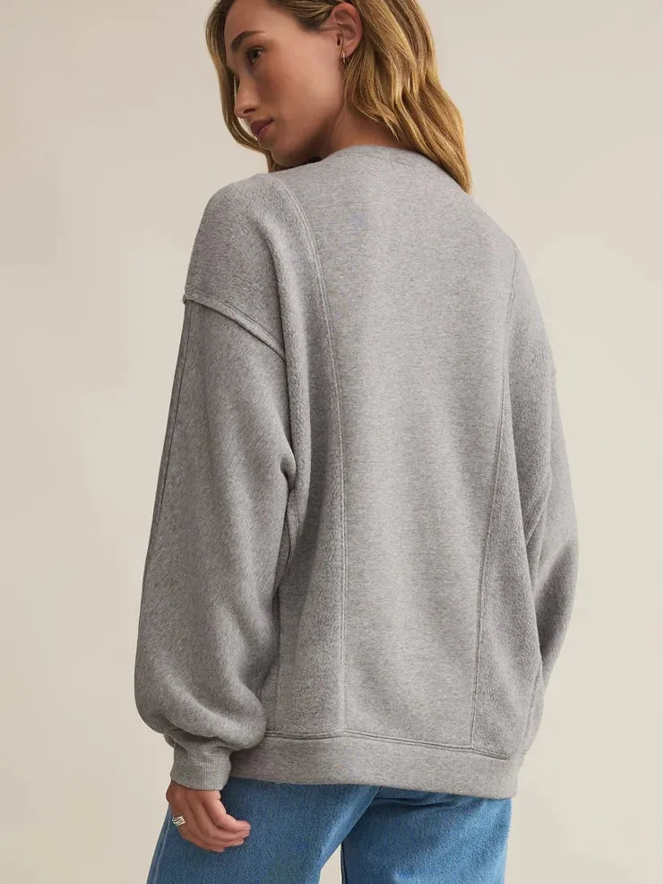 Out of Towner Sweatshirt Heather Grey by Z Supply