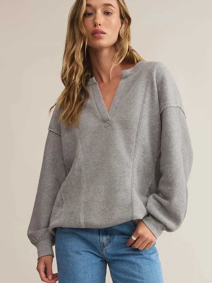 Out of Towner Sweatshirt Heather Grey by Z Supply