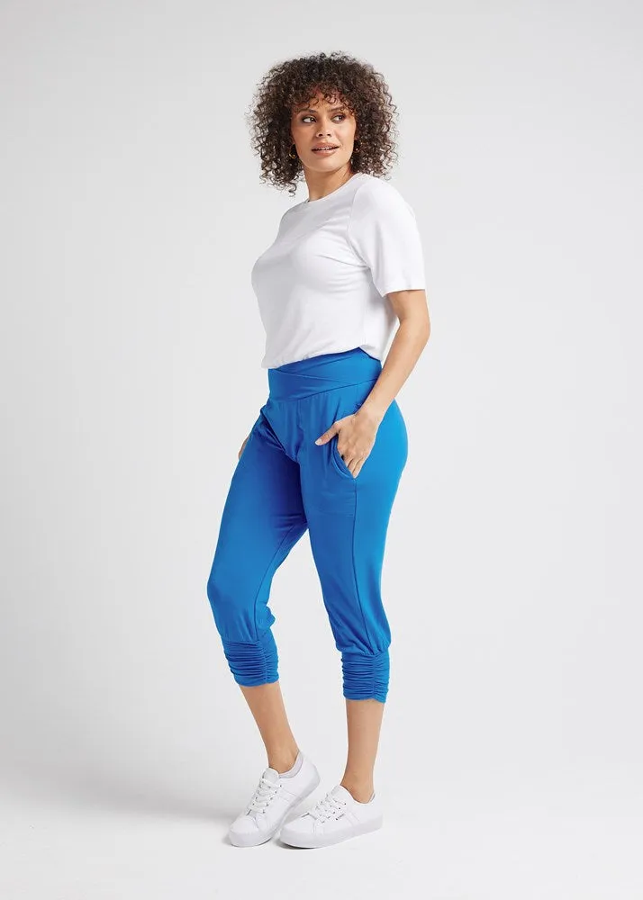 Perry Bamboo Cropped Pants - Cobalt