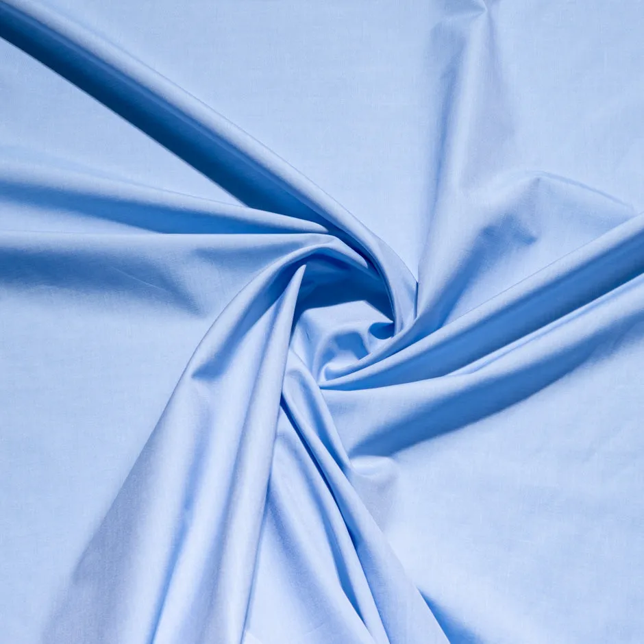 Plain Sky Blue Superfine Pure Cotton