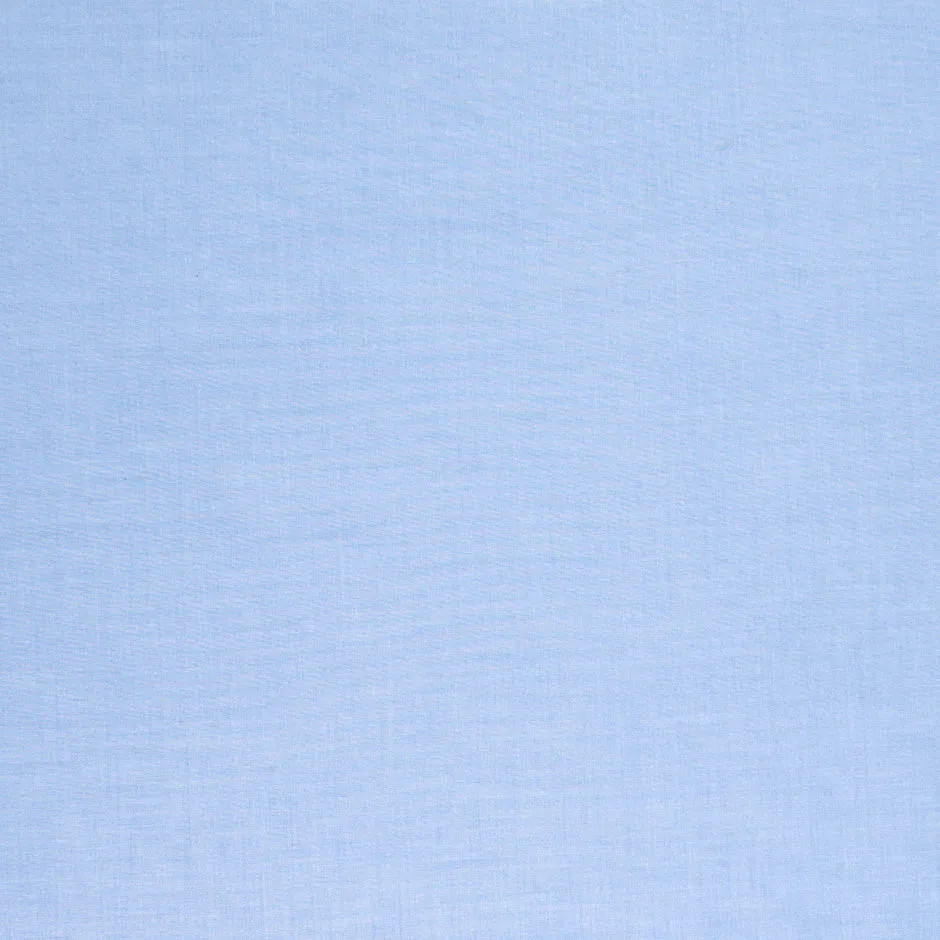 Plain Sky Blue Superfine Pure Cotton