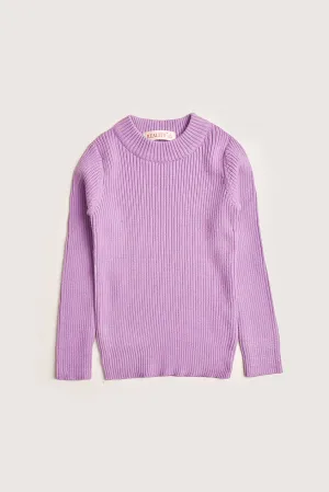 Purple Knit Sweater