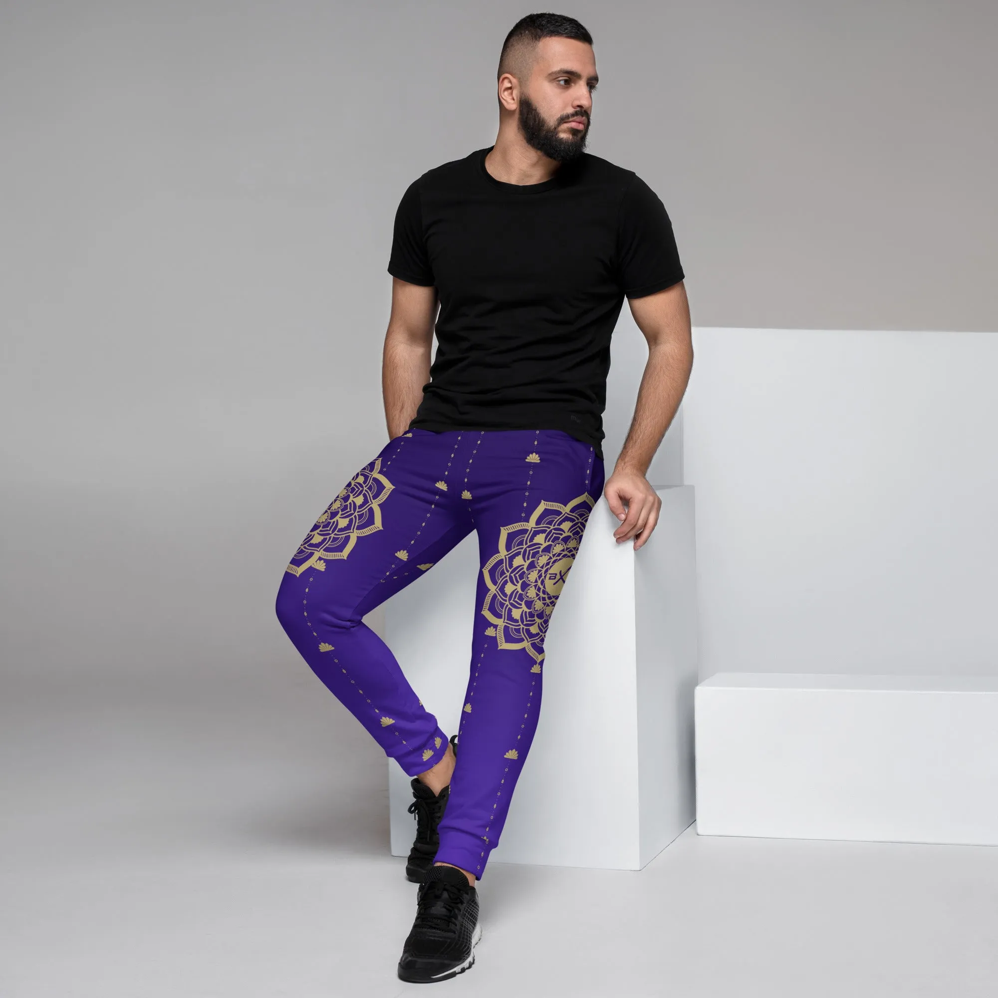 Purple Mandala Men's Joggers