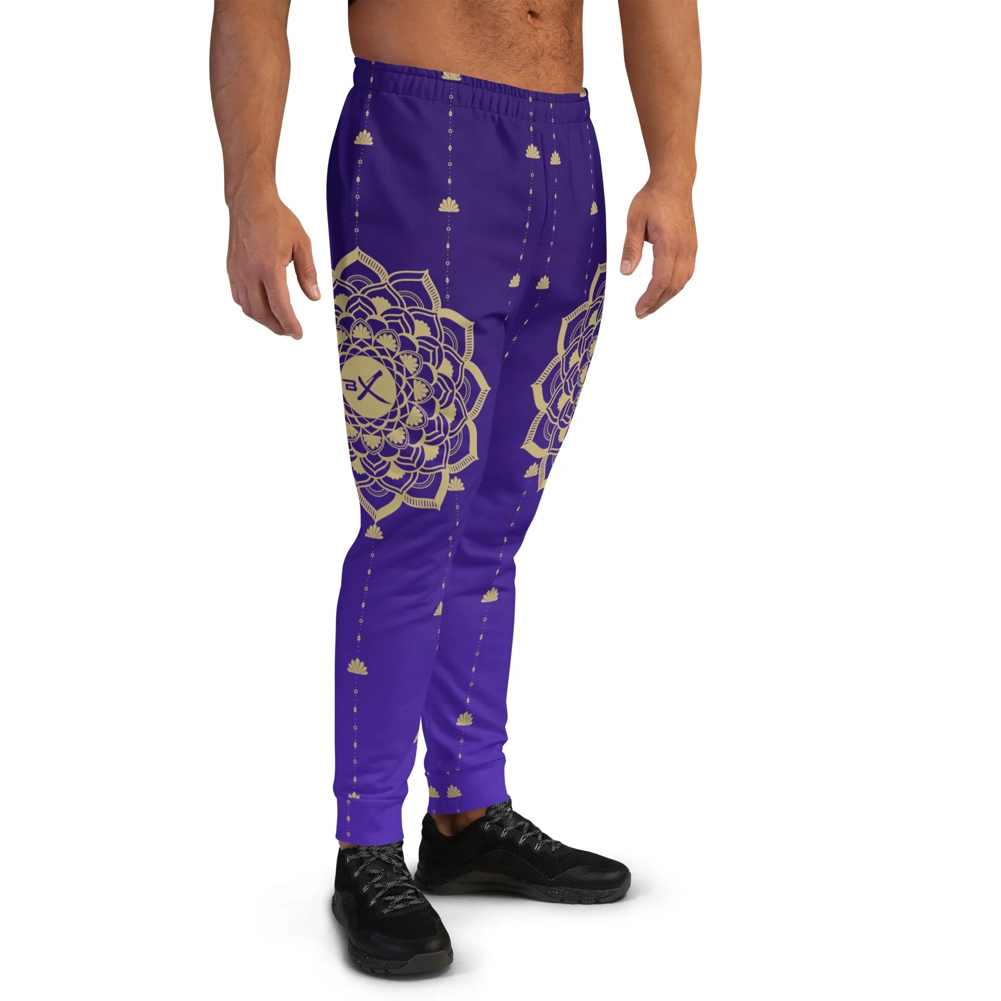 Purple Mandala Men's Joggers