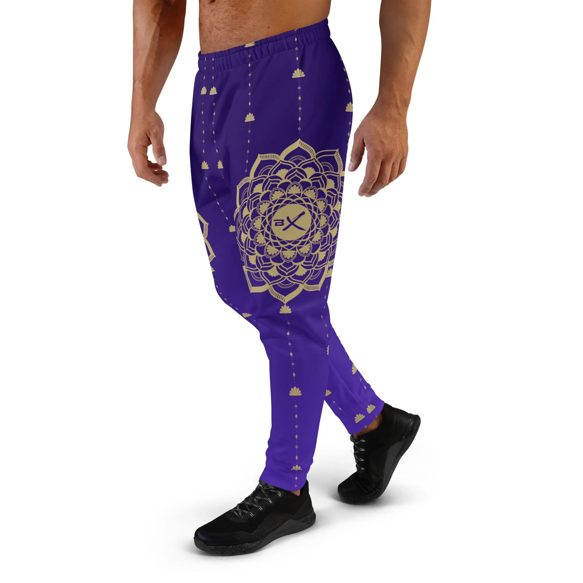 Purple Mandala Men's Joggers