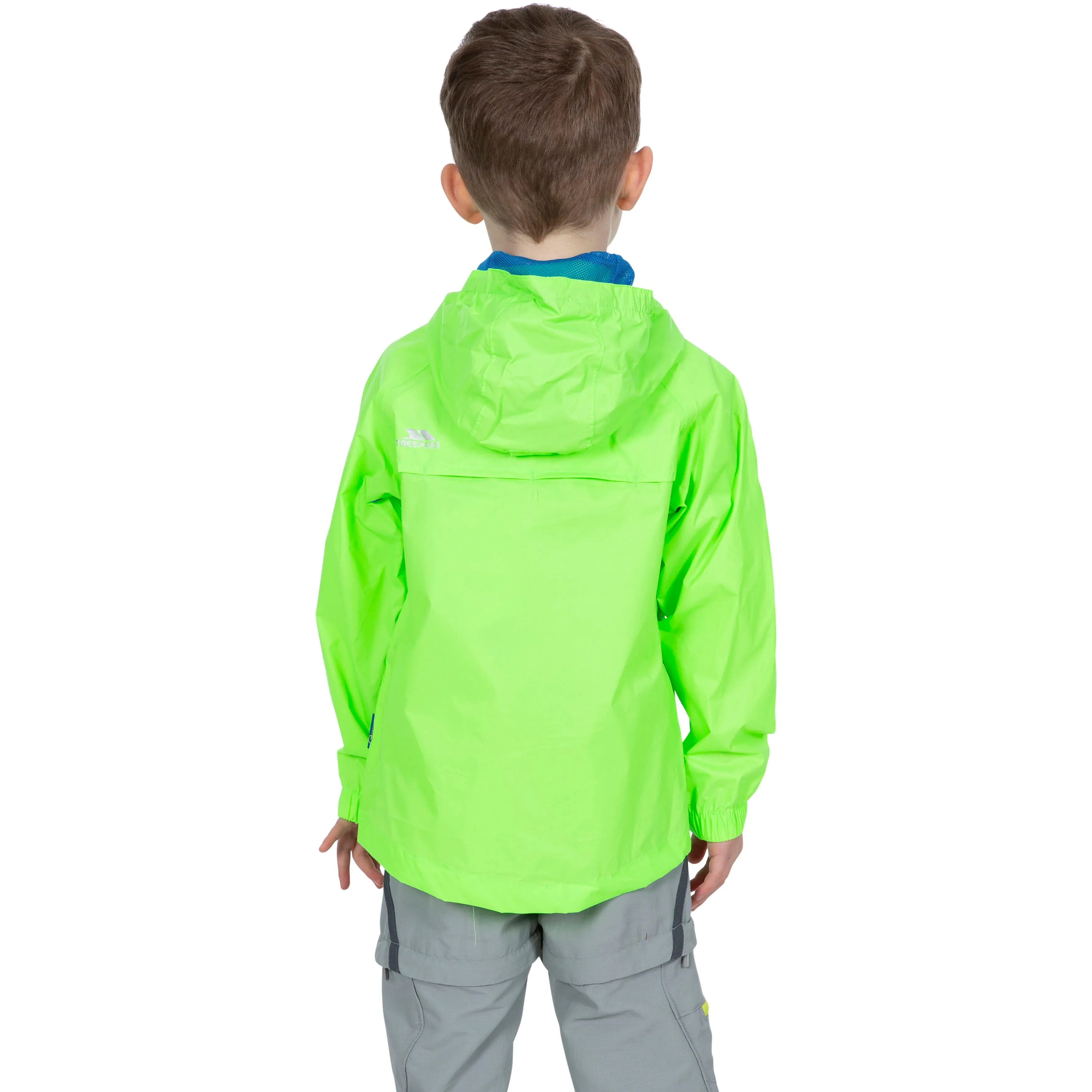 Qikpac Kids Packaway Unpadded Waterproof Jacket in Green Gecko