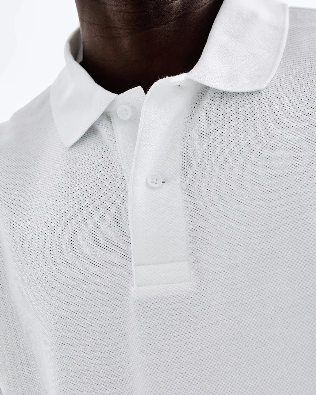 Reigning Champ Athletic Pique Academy Long Sleeve Polo