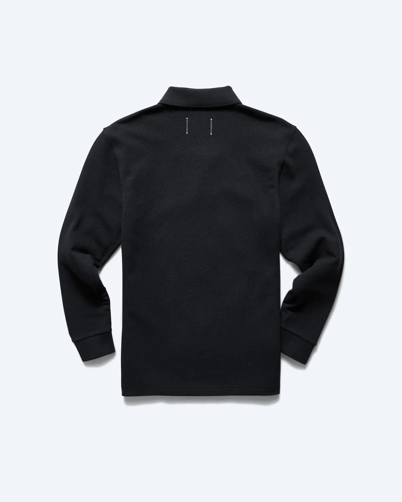 Reigning Champ Athletic Pique Academy Long Sleeve Polo