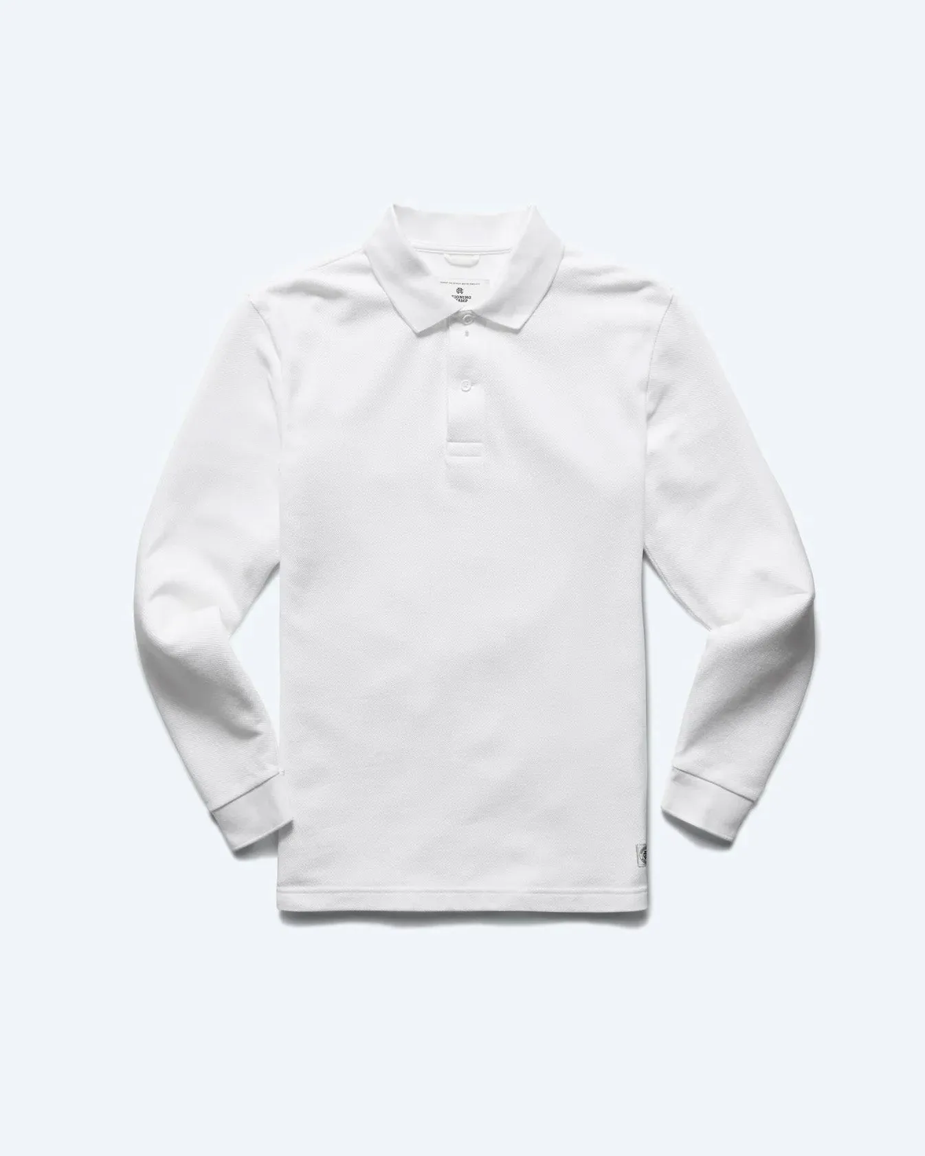 Reigning Champ Athletic Pique Academy Long Sleeve Polo