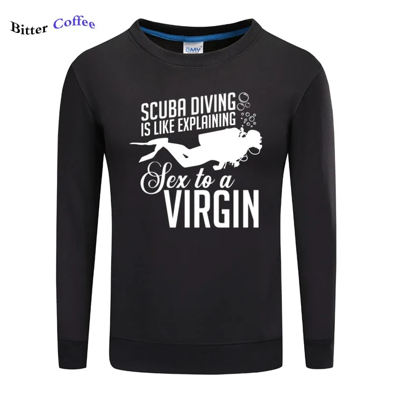 Scuba diving Sweatshirt for Men | Scuba Diving Virgin