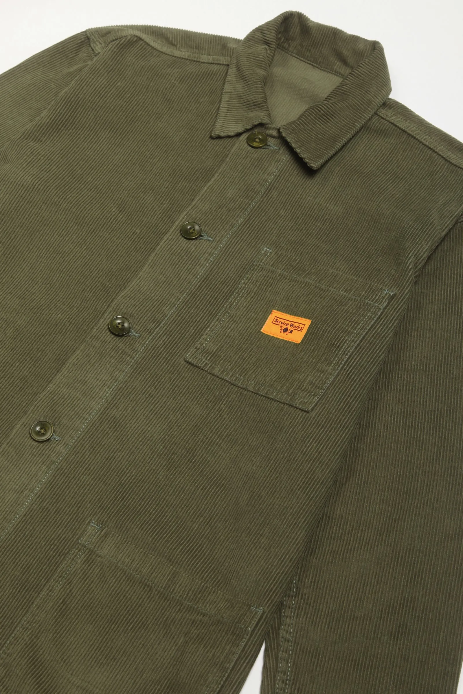 Service Works - Corduroy Coverall Jacket - Olive