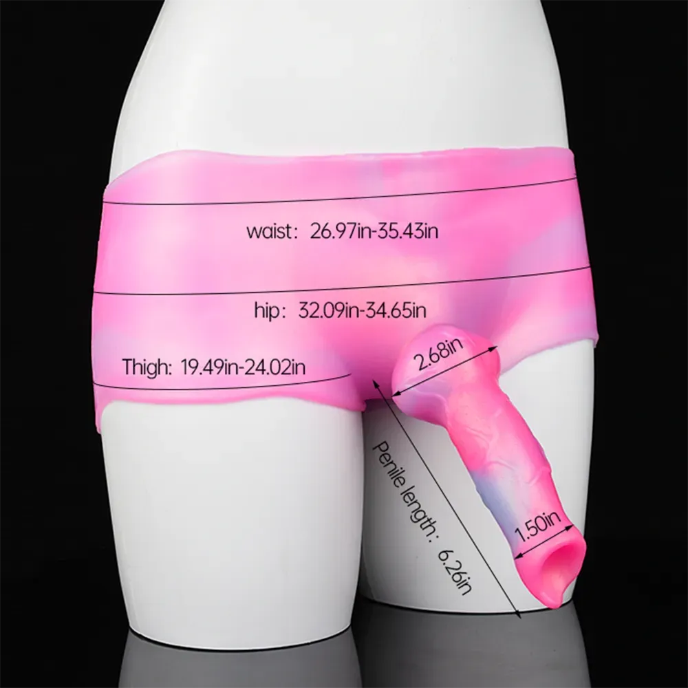 Silicone Pants With Wolf Dildo