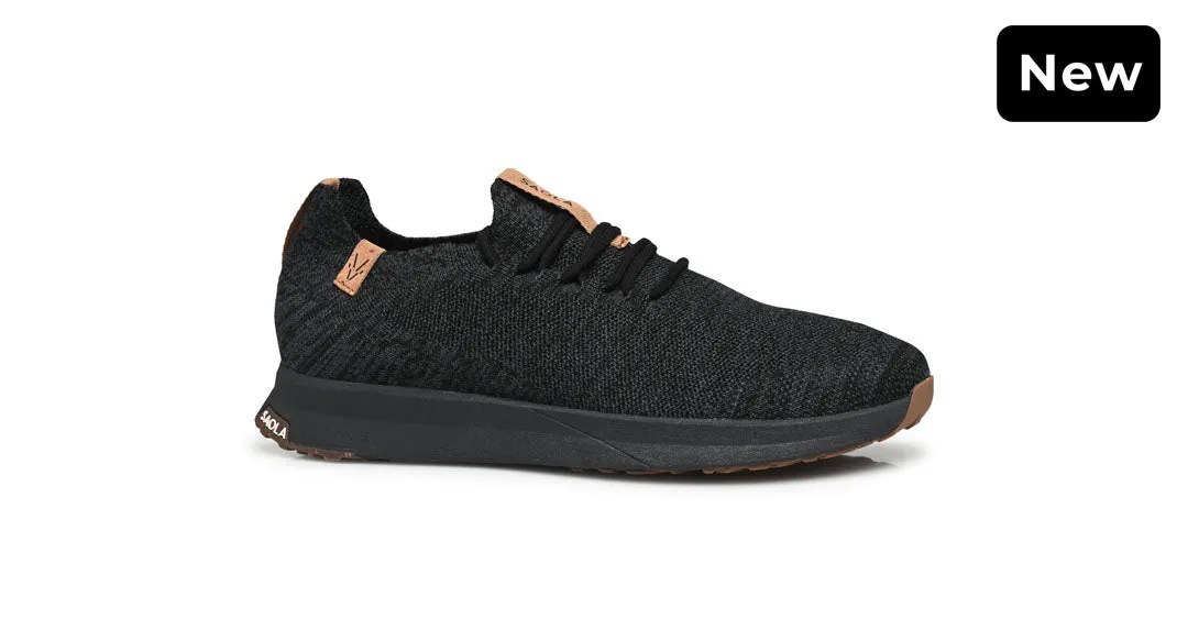 Tsavo M 2.0 Wool Black - Steel Grey