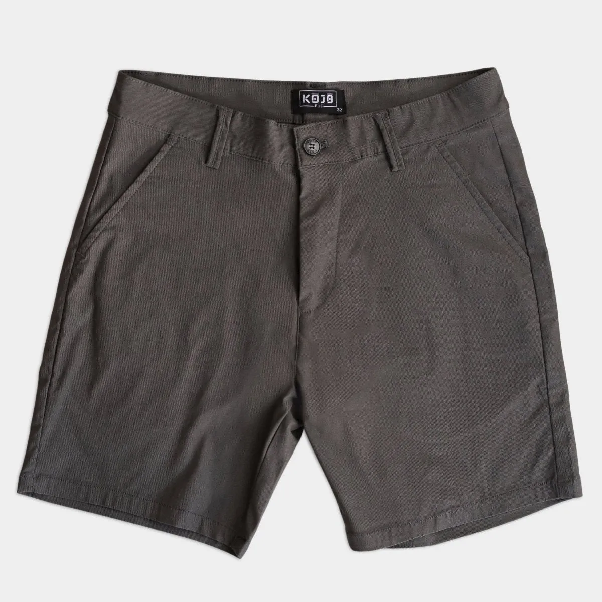 Ultra-Stretch 7" Chino Shorts - Charcoal