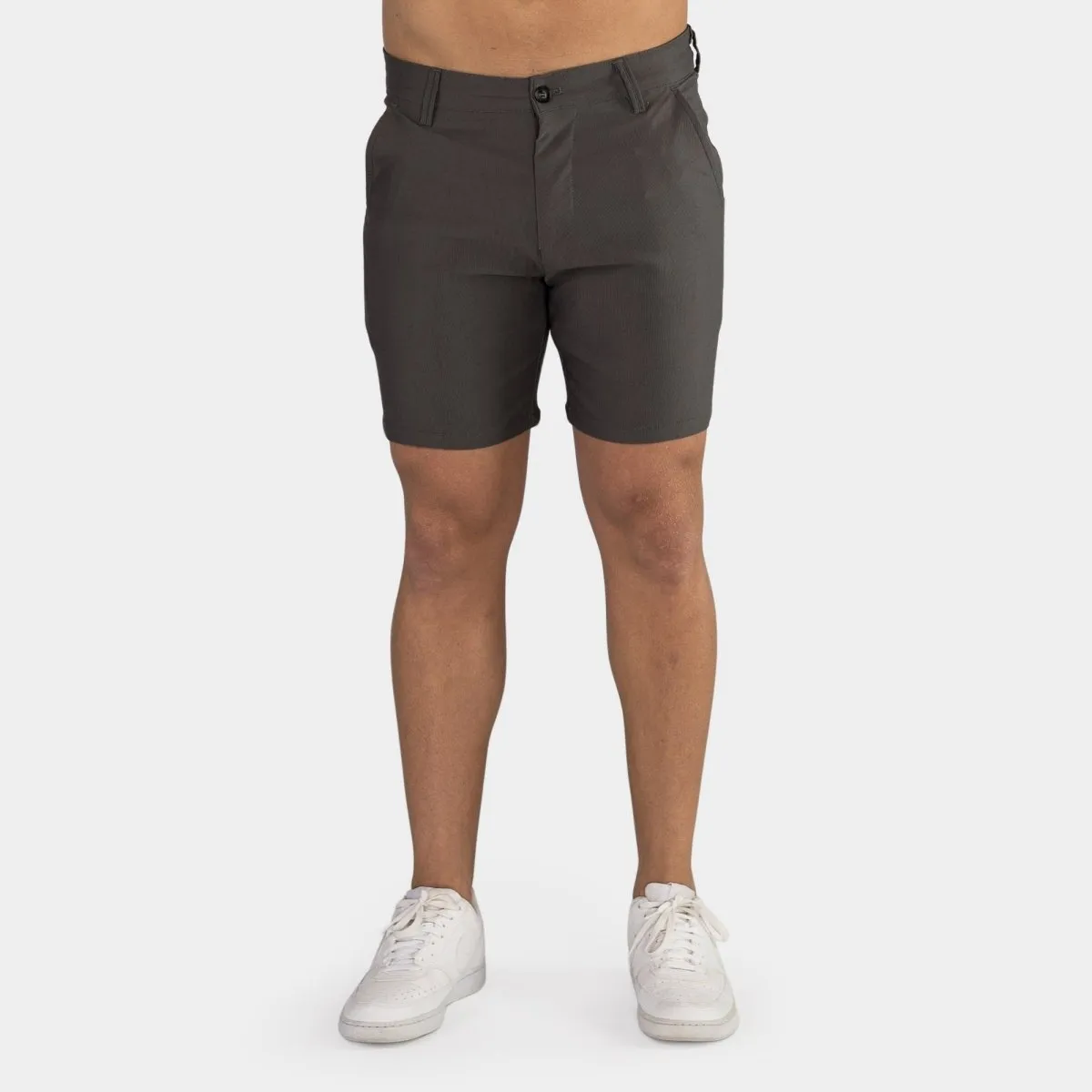 Ultra-Stretch 7" Chino Shorts - Charcoal