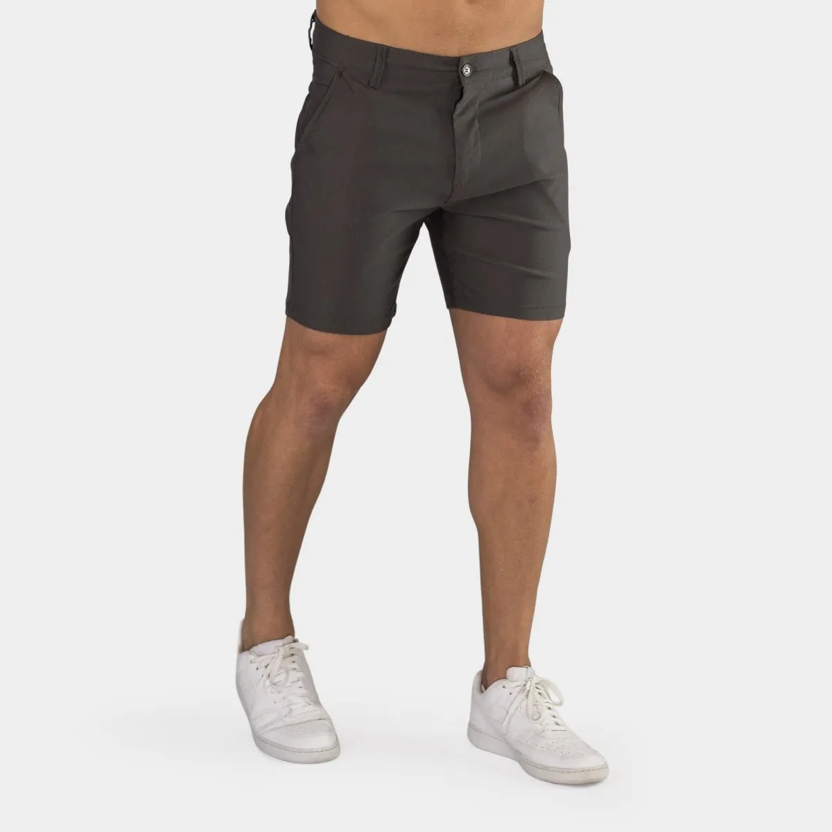 Ultra-Stretch 7" Chino Shorts - Charcoal