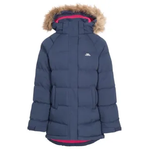 Unique Girls' Water Resistant Padded Jacket - Navy