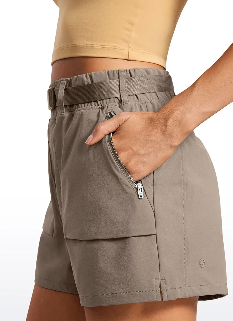 Waterproof Hiking Shorts with Belt 3''